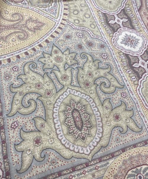ETRO（エトロ）ETRO (エトロ) カシミヤ・シルク ペイズリースカーフ ベージュの古着・服飾アイテム