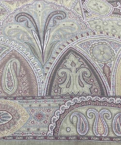 ETRO（エトロ）ETRO (エトロ) カシミヤ・シルク ペイズリースカーフ ベージュの古着・服飾アイテム