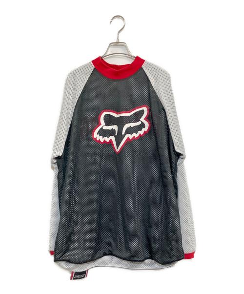 FOX RACING（フォックスレーシング）FOX RACING (フォックスレーシング) 長袖カットソー ブラック×グレー サイズ:不明の古着・服飾アイテム