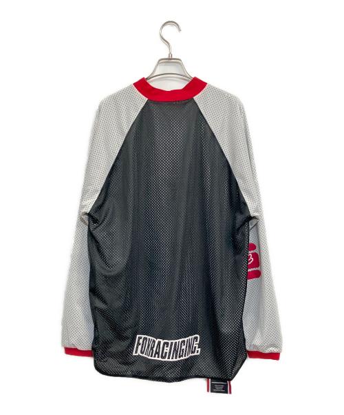 FOX RACING（フォックスレーシング）FOX RACING (フォックスレーシング) 長袖カットソー ブラック×グレー サイズ:不明の古着・服飾アイテム