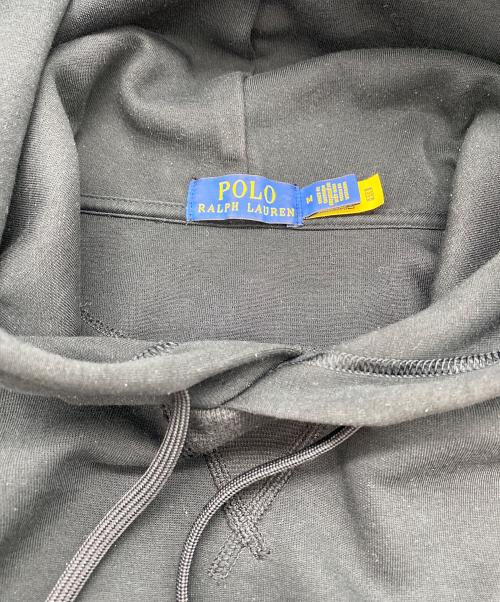POLO RALPH LAUREN（ポロ・ラルフローレン）POLO RALPH LAUREN (ポロ・ラルフローレン) 2023年 ビッグポニー フリースフーディ ブラック×レッドポニー サイズ:SIZE US Mの古着・服飾アイテム