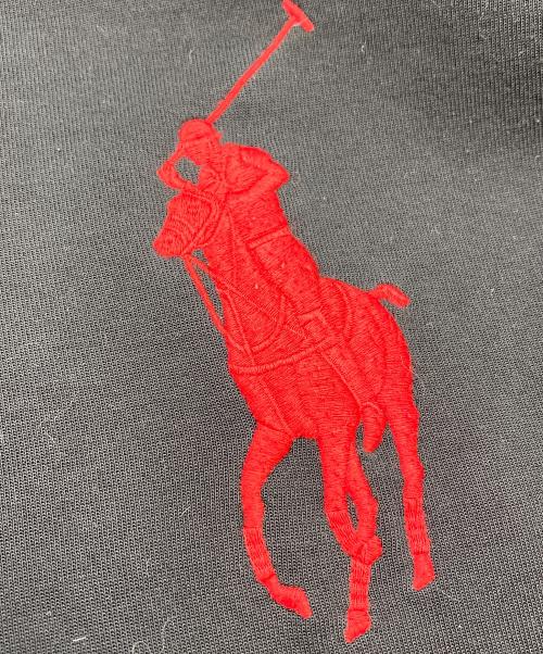 POLO RALPH LAUREN（ポロ・ラルフローレン）POLO RALPH LAUREN (ポロ・ラルフローレン) 2023年 ビッグポニー フリースフーディ ブラック×レッドポニー サイズ:SIZE US Mの古着・服飾アイテム