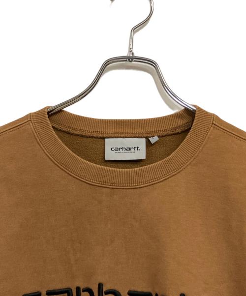 CarHartt（カーハート）CarHartt (カーハート) クルーネックスウェット ブラウン サイズ:SIZE Lの古着・服飾アイテム