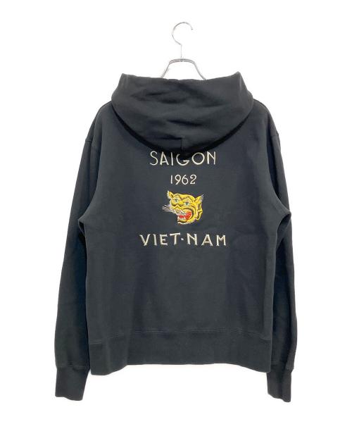 東洋エンタープライズ（トウヨウエンタープライズ）東洋エンタープライズ (トウヨウエンタープライズ) SUKA HOODED PARKA EMBROIDERED “SAIGON 1962” ブラック サイズ:SIZE Mの古着・服飾アイテム