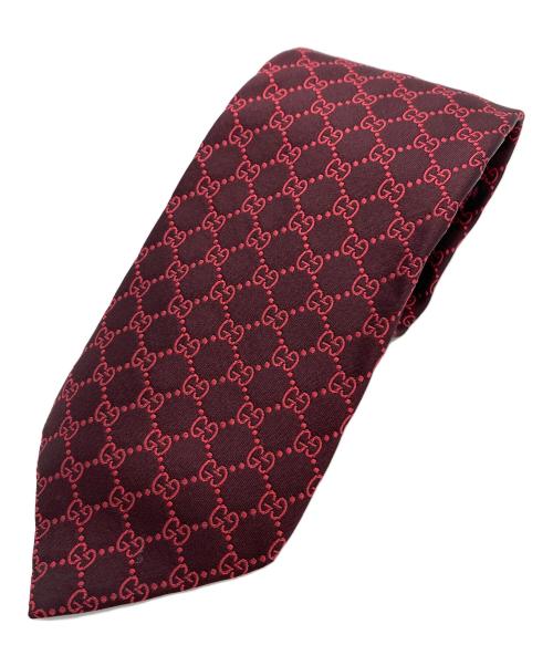 GUCCI（グッチ）GUCCI (グッチ) ネクタイ レッド サイズ:Freeの古着・服飾アイテム