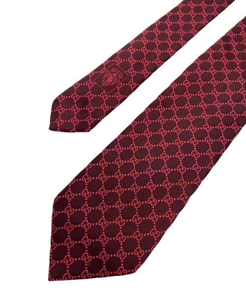 GUCCI（グッチ）GUCCI (グッチ) ネクタイ レッド サイズ:Freeの古着・服飾アイテム