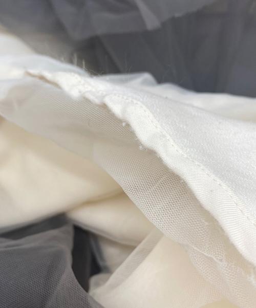 anuans（アニュアンス）anuans (アニュアンス) シアーボリュームチュールスカート ベージュ サイズ:SIZE Sの古着・服飾アイテム