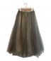 anuans (アニュアンス) シアーボリュームチュールスカート ベージュ サイズ:SIZE S：5000円