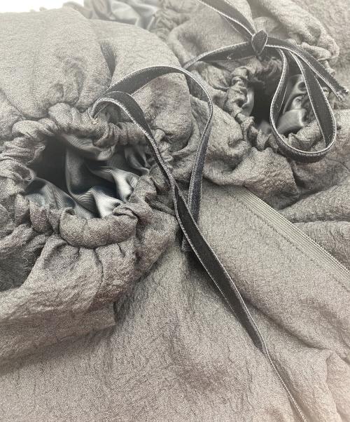 cygne（シーニュ）cygne (シーニュ) リボンギャザーブルゾン ブラック サイズ:SIZE Freeの古着・服飾アイテム