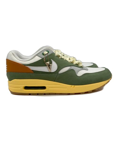 NIKE（ナイキ）NIKE (ナイキ) AIR MAX1 ホワイト×グリーン サイズ:SIZE 28cmの古着・服飾アイテム