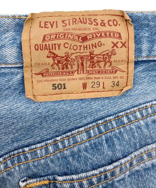 LEVI'S 501（リーバイス）LEVI'S 501 (リーバイス) '90s ストレートジーンズ ミディアムインディゴ サイズ:SIZE 73.5cm (W29)の古着・服飾アイテム