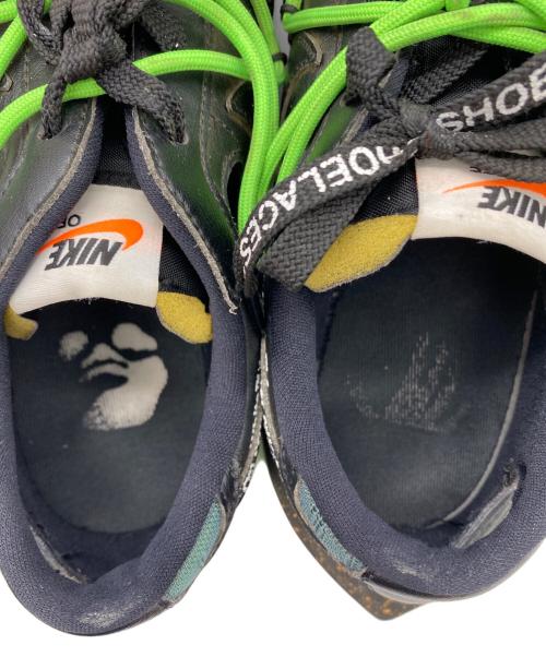 NIKE（ナイキ）NIKE (ナイキ) OFFWHITE (オフホワイト) BLAZER LOW 77 ブラック×グリーン サイズ:SIZE 27.5cmの古着・服飾アイテム