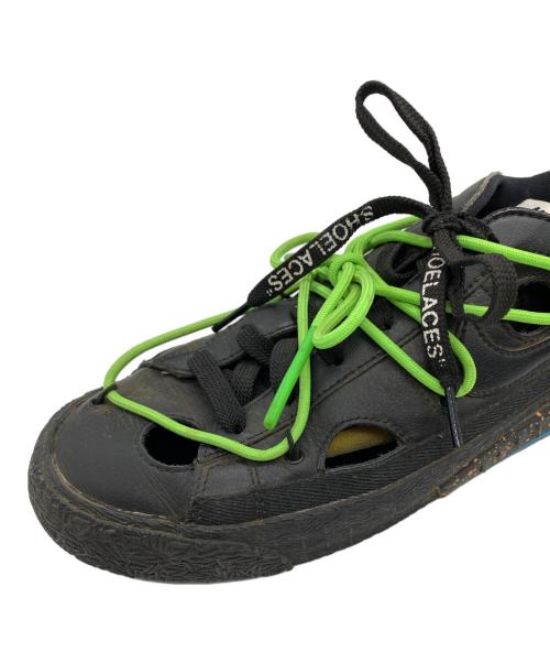 NIKE（ナイキ）NIKE (ナイキ) OFFWHITE (オフホワイト) BLAZER LOW 77 ブラック×グリーン サイズ:SIZE 27.5cmの古着・服飾アイテム