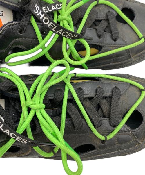 NIKE（ナイキ）NIKE (ナイキ) OFFWHITE (オフホワイト) BLAZER LOW 77 ブラック×グリーン サイズ:SIZE 27.5cmの古着・服飾アイテム