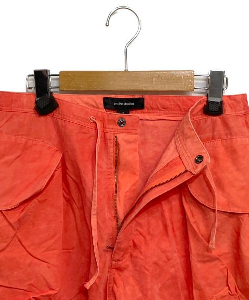 entire studios（エンタイアスタジオ）entire studios (エンタイアスタジオ) カーゴパンツ オレンジ サイズ:SIZE Sの古着・服飾アイテム