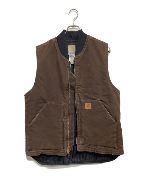 CarHartt（カーハート）CarHartt (カーハート) ダックベスト ブラウン サイズ:SIZE Freeの古着・服飾アイテム