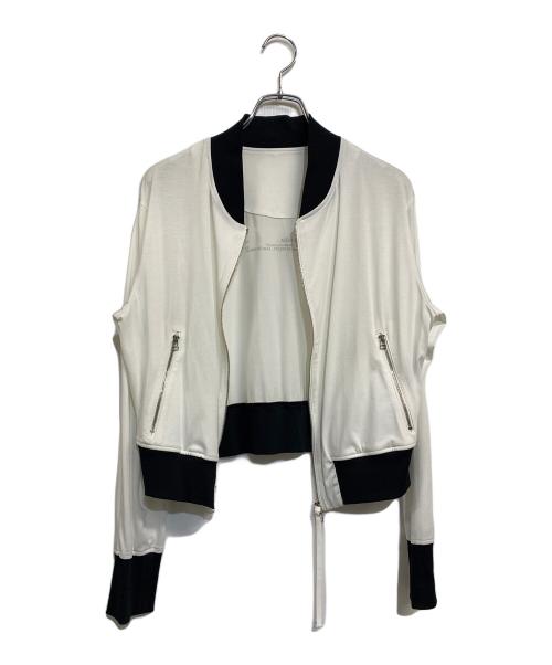 Bajra（バジュラ）Bajra (バジュラ) 144FK26 ブルゾン ホワイトの古着・服飾アイテム