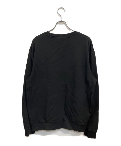 HUGO（ヒューゴ ボス）HUGO (ヒューゴ ボス) Dick194 スウェットシャツ ブラック×レッドロゴ サイズ:SIZE L (EUR M)の古着・服飾アイテム