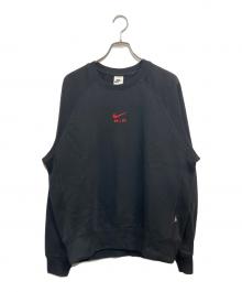 NIKE AIR（ナイキ エアー）の古着「フレンチテリー クルー スウェットトレーナー」｜ブラック
