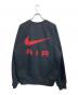 NIKE AIR (ナイキ エアー) フレンチテリー クルー スウェットトレーナー ブラック サイズ:SIZE L (JP)：5000円