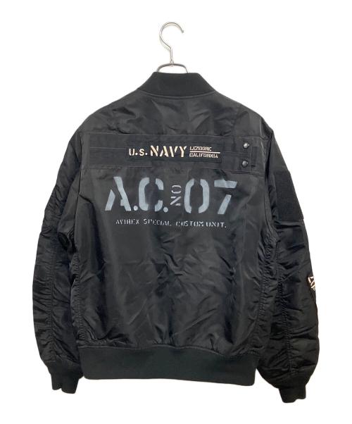 AVIREX（アヴィレックス）AVIREX (アヴィレックス) L-2 A.C. CUSTOM ブラック サイズ:SIZE Lの古着・服飾アイテム