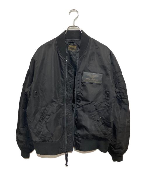 AVIREX（アヴィレックス）AVIREX (アヴィレックス) L-2 A.C. CUSTOM ブラック サイズ:SIZE Lの古着・服飾アイテム
