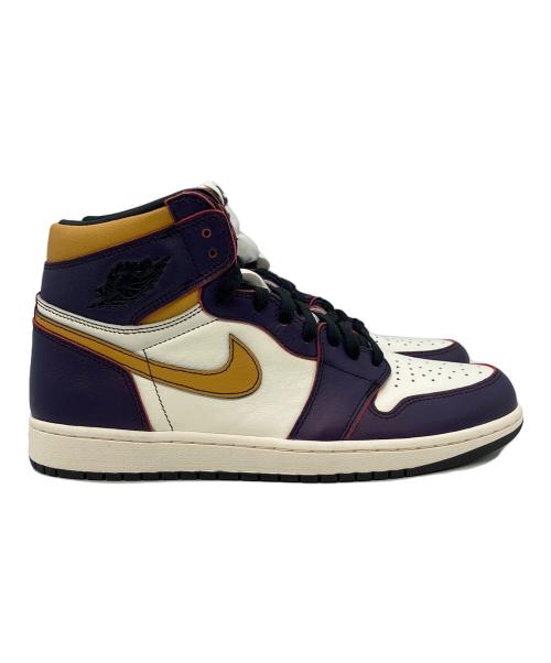 NIKE SB（ナイキエスビー）NIKE SB (ナイキエスビー) Air Jordan 1 Retro High パープル×ホワイト× サイズ:SIZE 28cm 未使用品の古着・服飾アイテム