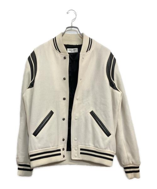 Saint Laurent Paris（サンローランパリ）Saint Laurent Paris (サンローランパリ) ティディジャケット ホワイト×ブラック サイズ:SIZE 48の古着・服飾アイテム