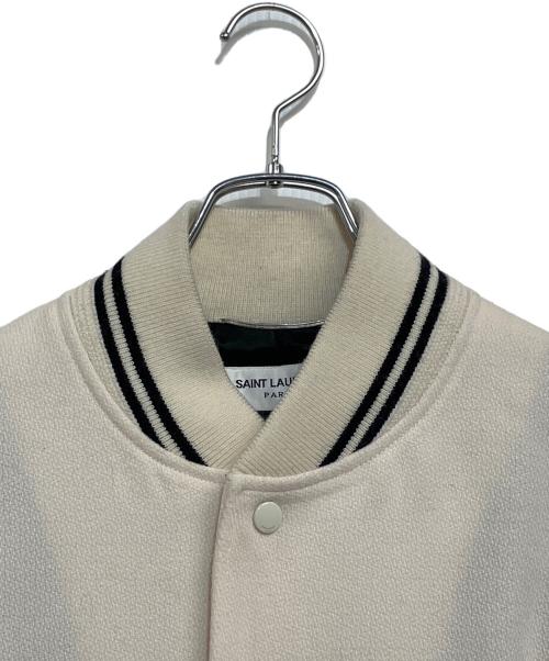 Saint Laurent Paris（サンローランパリ）Saint Laurent Paris (サンローランパリ) ティディジャケット ホワイト×ブラック サイズ:SIZE 48の古着・服飾アイテム