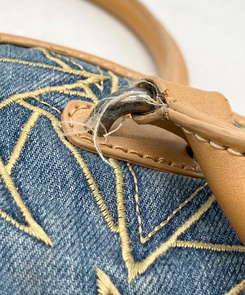 DIESEL（ディーゼル）DIESEL (ディーゼル) デニムトートバッグ ブラウン×インディゴの古着・服飾アイテム