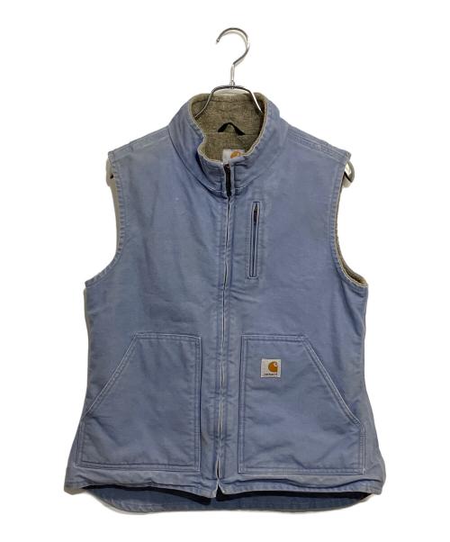CarHartt（カーハート）CarHartt (カーハート) ダックボアベスト スカイブルー サイズ:SIZE M (US S)の古着・服飾アイテム