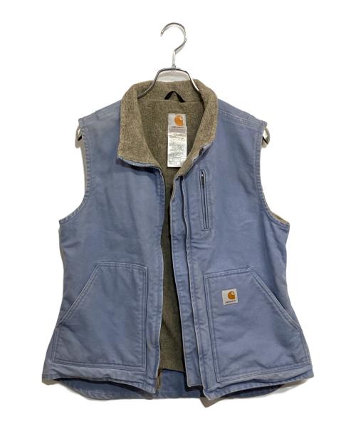 CarHartt（カーハート）CarHartt (カーハート) ダックボアベスト スカイブルー サイズ:SIZE M (US S)の古着・服飾アイテム