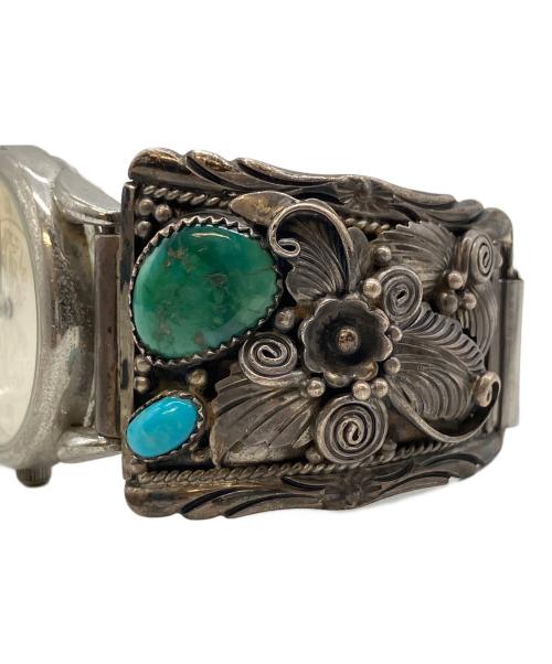 ノーブランド（ノーブランド）ノーブランド (ノーブランド) シルバーバングルウォッチの古着・服飾アイテム