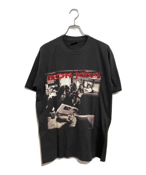 BON JOVI（ボンジョビ）BON JOVI (ボンジョビ) BROCKUM (ブロッカム) '90s バンドTシャツ ブラック サイズ:SIZE LL (US L)の古着・服飾アイテム