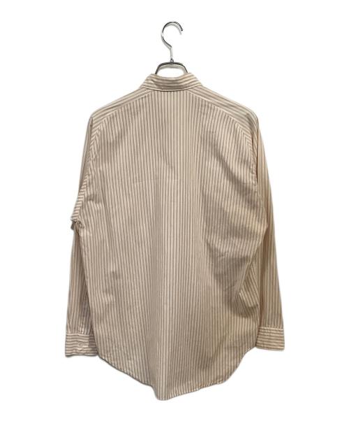 im MEN ISSEY MIYAKE（アイム メン イッセイミヤケ）im MEN ISSEY MIYAKE (アイム メン イッセイミヤケ) 長袖シャツ ベージュストライプ サイズ:SIZE Sの古着・服飾アイテム