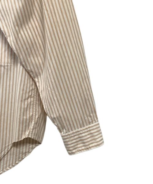 im MEN ISSEY MIYAKE（アイム メン イッセイミヤケ）im MEN ISSEY MIYAKE (アイム メン イッセイミヤケ) 長袖シャツ ベージュストライプ サイズ:SIZE Sの古着・服飾アイテム