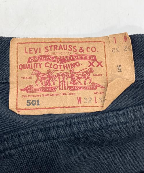 LEVI'S（リーバイス）LEVI'S (リーバイス) 90’s501ブラックデニム ブラック サイズ:SIZE W32の古着・服飾アイテム