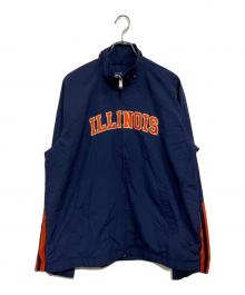 イリノイ大学×NIKE TEAM（イリノイ×ナイキチーム）の古着「NCAA チームロゴジャケット」｜ネイビー×オレンジロゴ