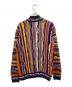 samas (サマス) 厚手ニット ブラック×マルチカラー サイズ:SIZE 3L (US XL)：5000円
