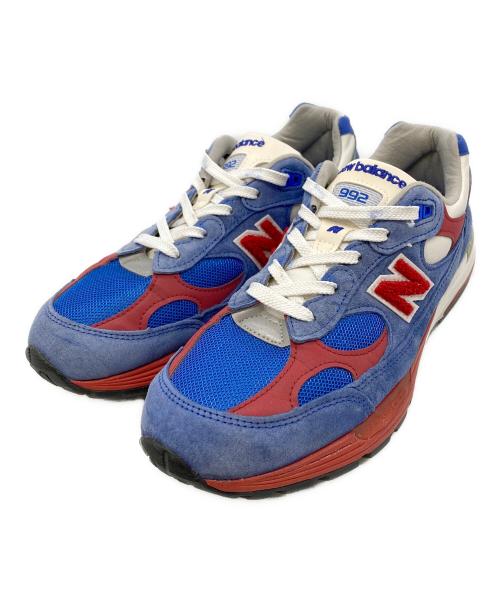 NEW BALANCE（ニューバランス）NEW BALANCE (ニューバランス) スニーカー ブルー×レッド サイズ:28cmの古着・服飾アイテム