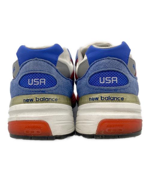 NEW BALANCE（ニューバランス）NEW BALANCE (ニューバランス) スニーカー ブルー×レッド サイズ:28cmの古着・服飾アイテム