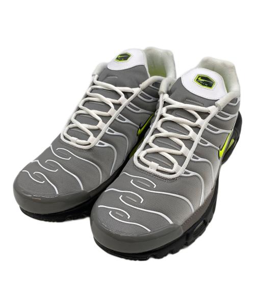 NIKE（ナイキ）NIKE (ナイキ) AIR MAX PLUS グレー×イエロー サイズ:SIZE 28.5cmの古着・服飾アイテム