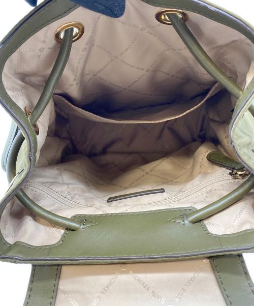 MICHAEL KORS（マイケル・コース）MICHAEL KORS (マイケル・コース) リュック グリーンの古着・服飾アイテム