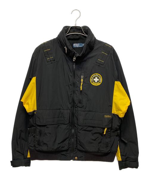 POLO RALPH LAUREN（ポロ・ラルフローレン）POLO RALPH LAUREN (ポロ・ラルフローレン) マウンテンビジョンジャケット ブラック×イエロー サイズ:SIZE US XXLの古着・服飾アイテム
