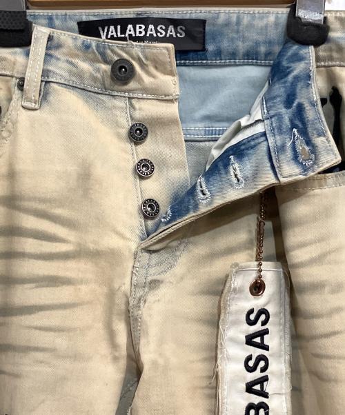 VALABASAS（バラバサス）VALABASAS (バラバサス) フレアデニム ベージュ サイズ:SIZE 76cm (W30)の古着・服飾アイテム