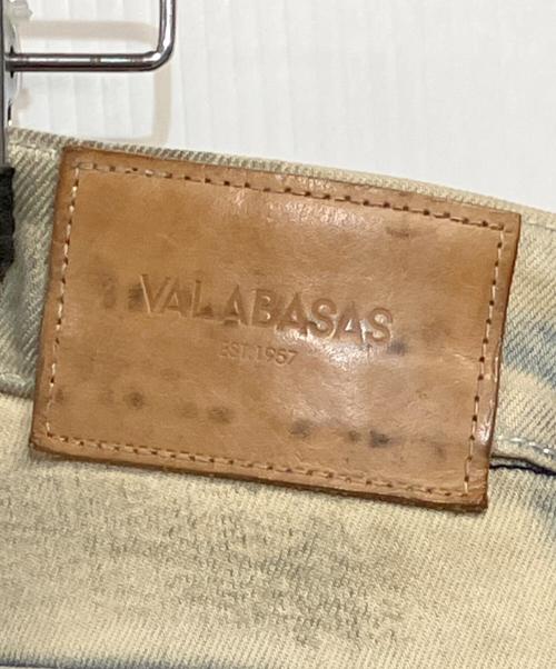 VALABASAS（バラバサス）VALABASAS (バラバサス) フレアデニム ベージュ サイズ:SIZE 76cm (W30)の古着・服飾アイテム