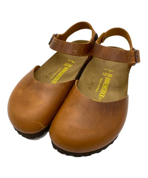 BIRKENSTOCK（ビルケンシュトック）BIRKENSTOCK (ビルケンシュトック) Messina サンダル ブラウン サイズ:SIZE 24.5cmの古着・服飾アイテム