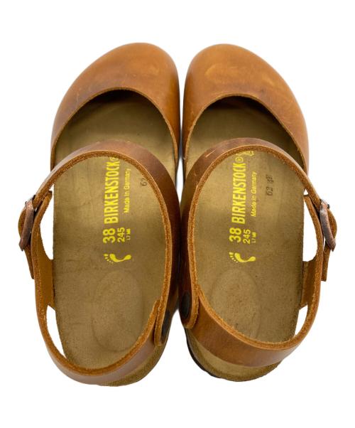 BIRKENSTOCK（ビルケンシュトック）BIRKENSTOCK (ビルケンシュトック) Messina サンダル ブラウン サイズ:SIZE 24.5cmの古着・服飾アイテム