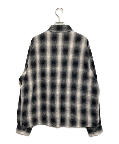 JOURNAL STANDARD relume（ジャーナルスタンダード レリューム）JOURNAL STANDARD relume (ジャーナルスタンダード レリューム) トリプルヤーン CPO シャツブルゾン ブラック サイズ:SIZE Mの古着・服飾アイテム