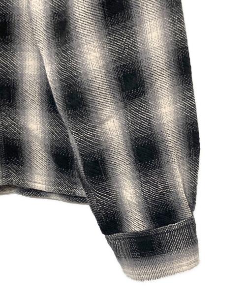 JOURNAL STANDARD relume（ジャーナルスタンダード レリューム）JOURNAL STANDARD relume (ジャーナルスタンダード レリューム) トリプルヤーン CPO シャツブルゾン ブラック サイズ:SIZE Mの古着・服飾アイテム